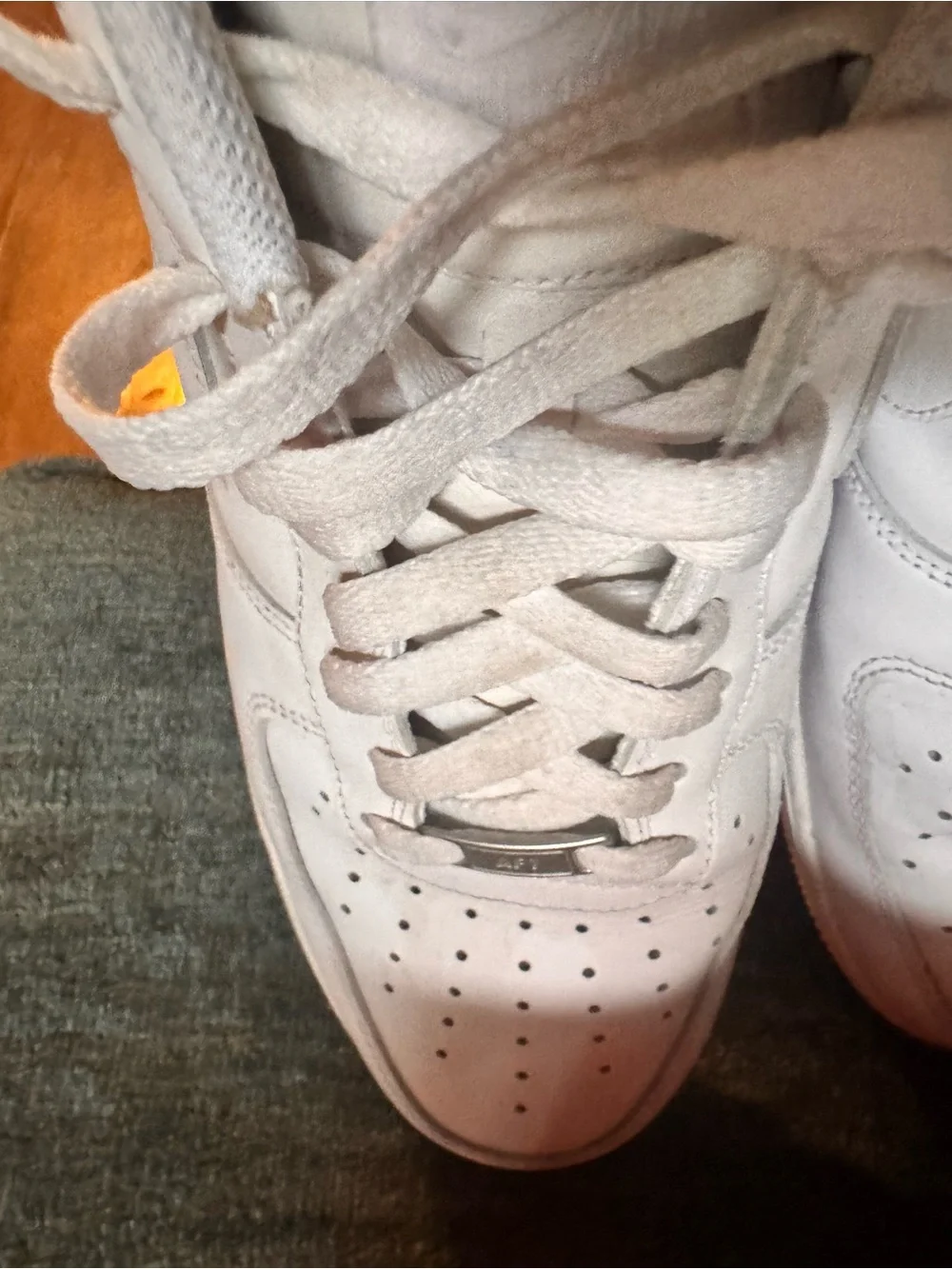 Nike White Low-Top Leather Sneakers